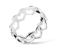 Hearts Silver Ring NSR-706